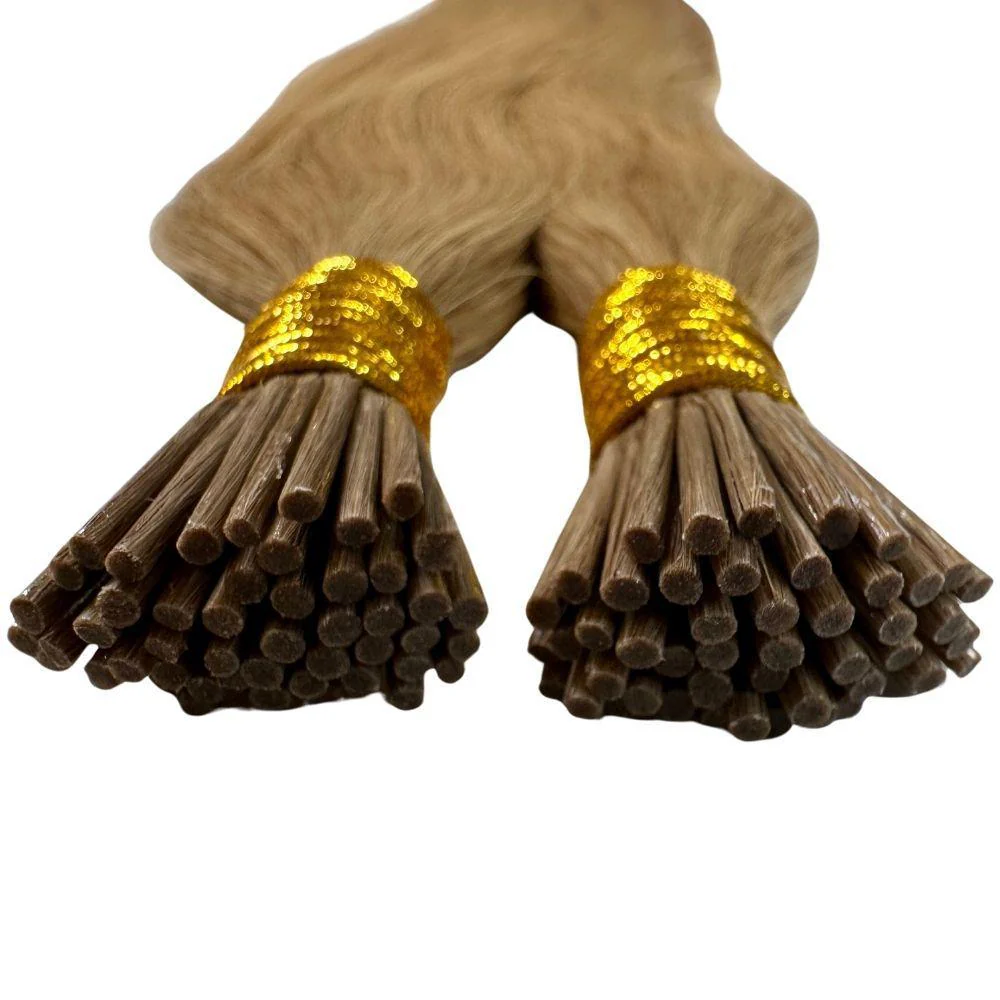Ash Brown Straight I-Tip - Image 3