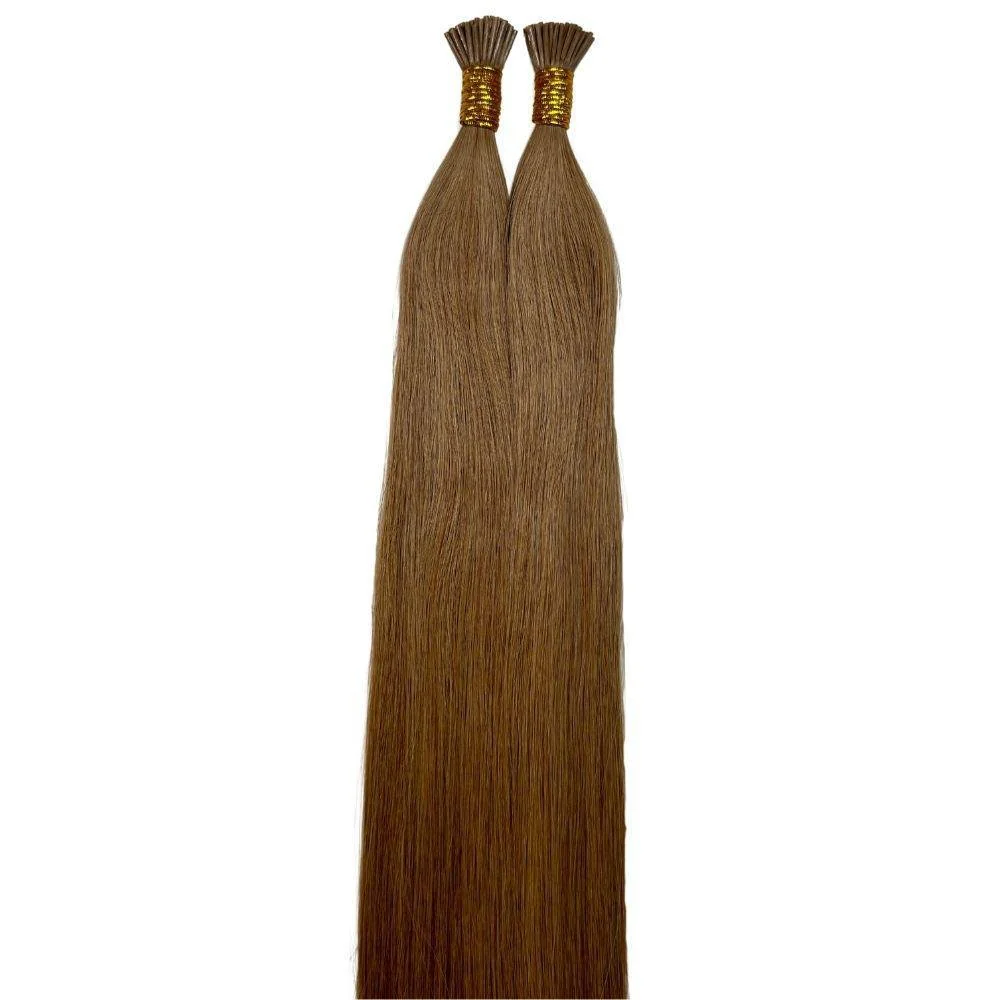 Ash Brown Straight I-Tip - Image 4