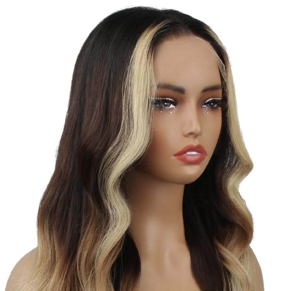 Blonde Balayage Wavy 13x6 HD Lace Front Wig - Image 3