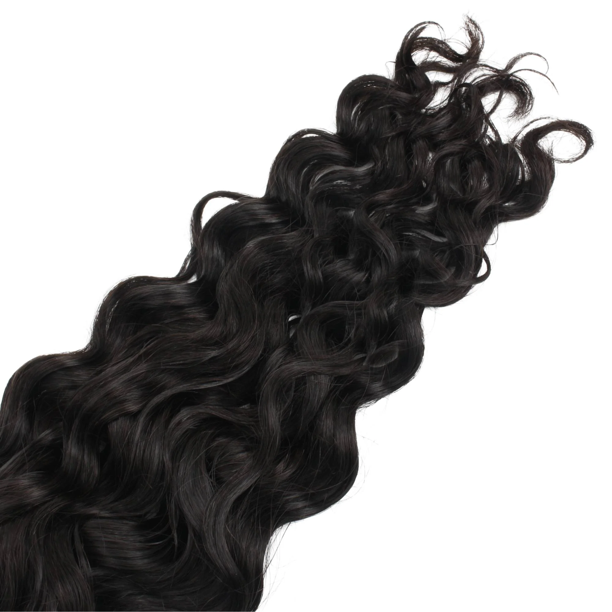 Beach Wave Bulk 100% Human Braiding Hair - Image 7