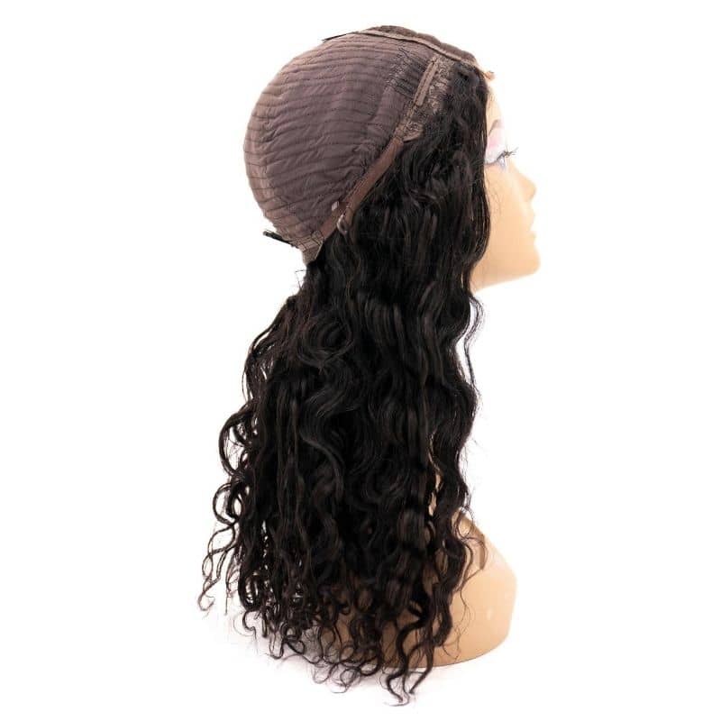 Beach Wave 4x4 Transparent Lace 100% Human Hair Closure Wig - Image 4