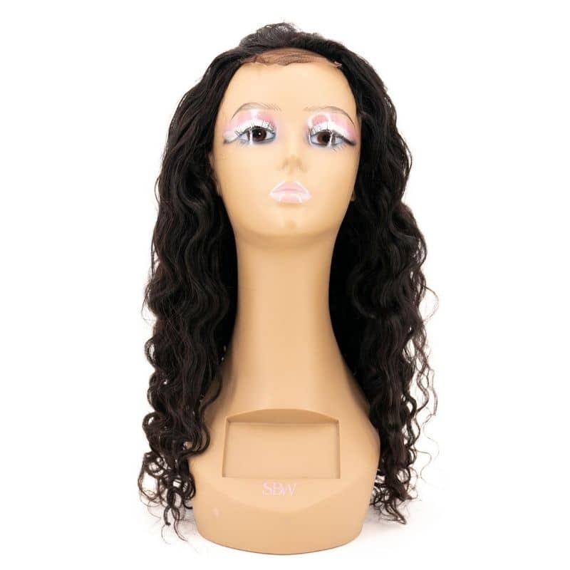 Beach Wave 4x4 Transparent Lace 100% Human Hair Closure Wig - Image 5
