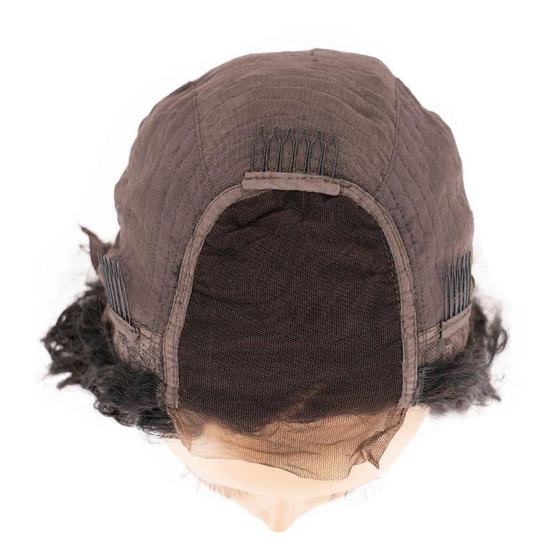 Beach Wave 4x4 Transparent Lace 100% Human Hair Closure Wig - Image 8