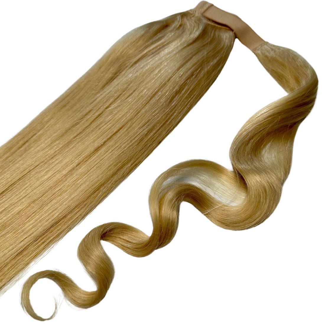 Bleach Blonde 100% Human Hair Ponytail Extension - Image 5