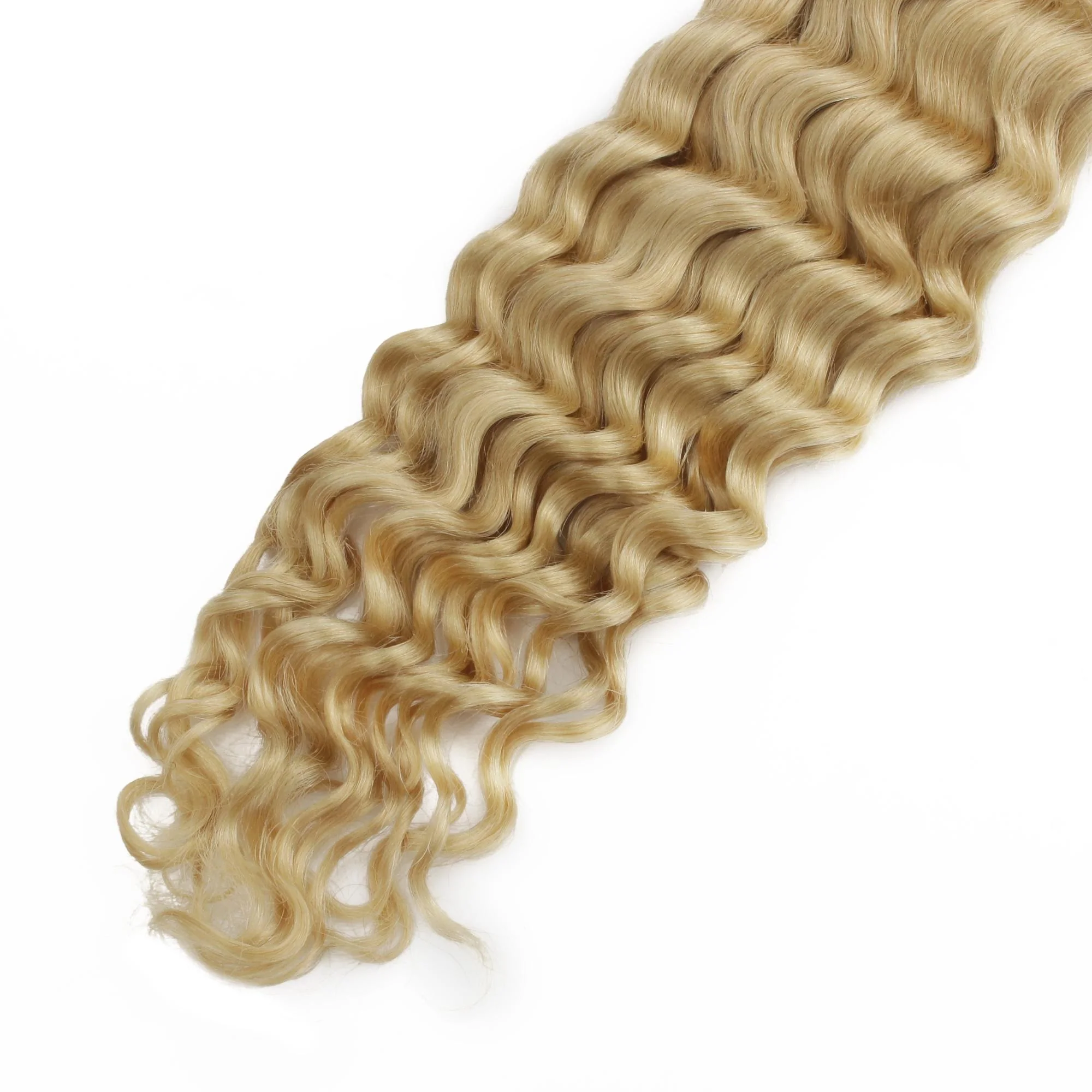 Blonde Deep Wave Bulk 100% Human Braiding Hair - Image 6