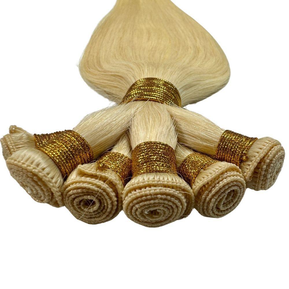 Blonde Straight Handtied Wefts - Image 3