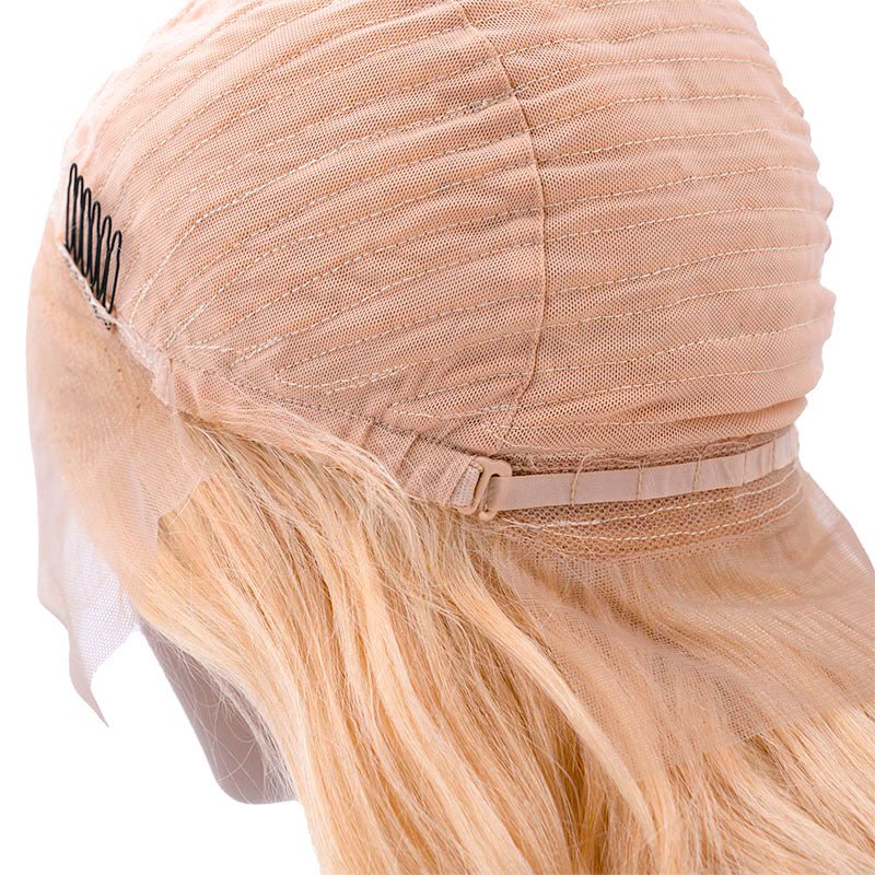 Blonde Body Wave 13x4 Transparent Lace Front Human Hair Wig - Image 6