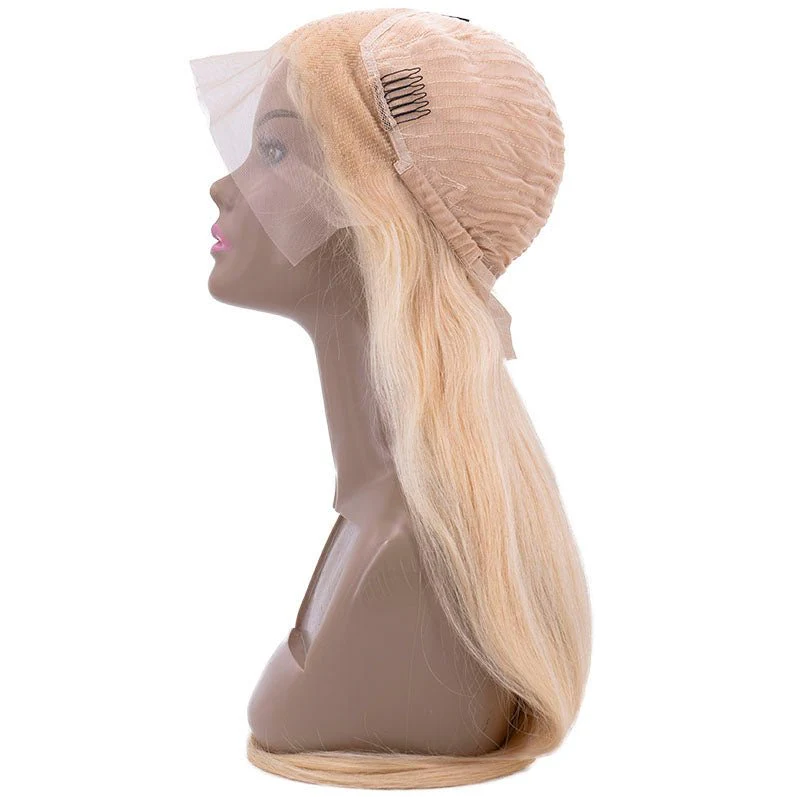 Brazilian Blonde Straight 13x4 Transparent Lace Front 100% Human Hair Wig - Image 7