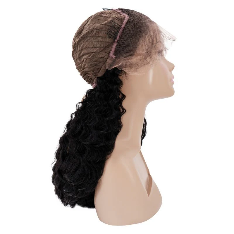 Deep Wave 13x4 Transparent Lace Front Human Hair Wig - Image 3