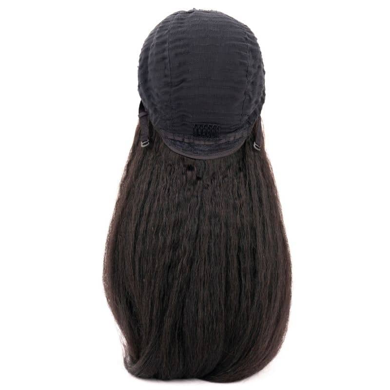 Kinky Straight U Part 100% Human Hair Wig - Image 5