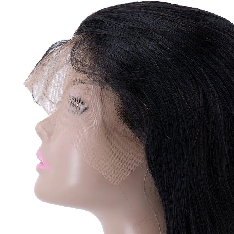 Brazilian Silky Straight 13x4 Transparent Lace Front 150% Wig SALE - Image 4