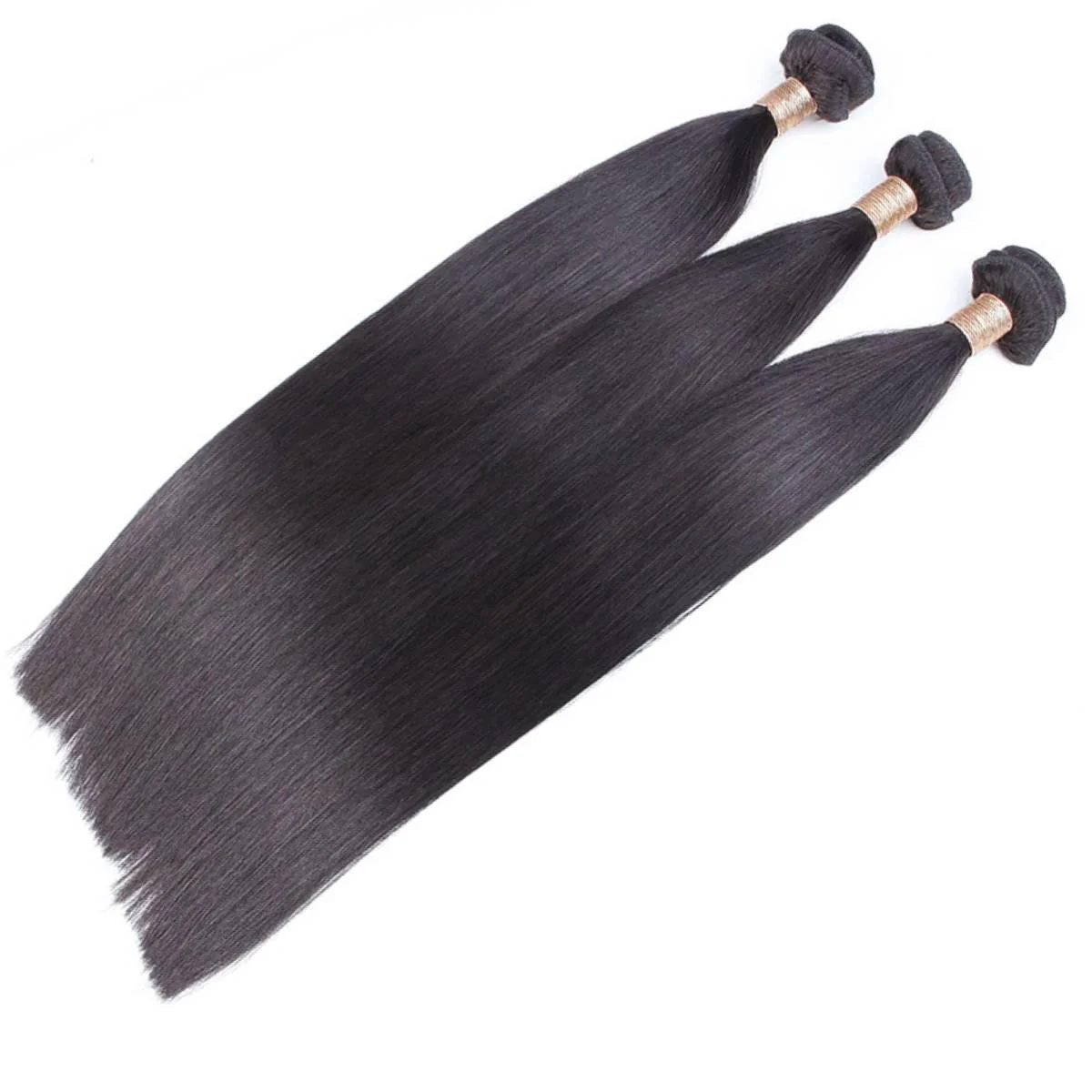 Brazilian Straight 100% Human Hair Bundle Deals - Image 6