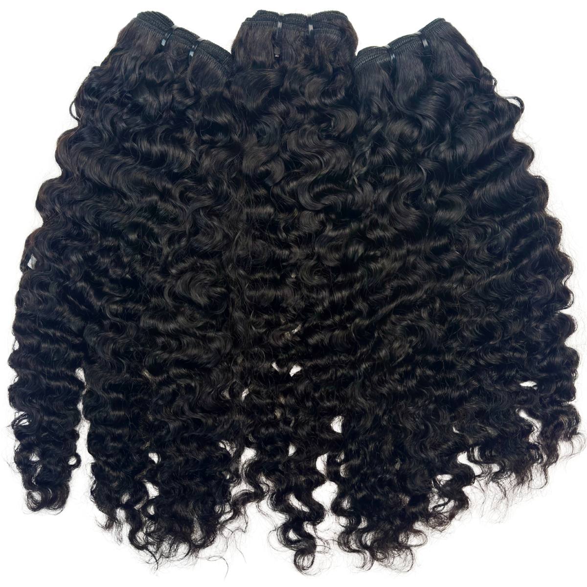 Burmese Curly 100% Human Hair Bundle Deals - Image 4