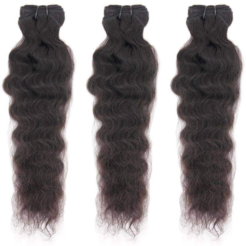 Raw Indian Curly 100% Human Hair Bundle Deal - Image 4