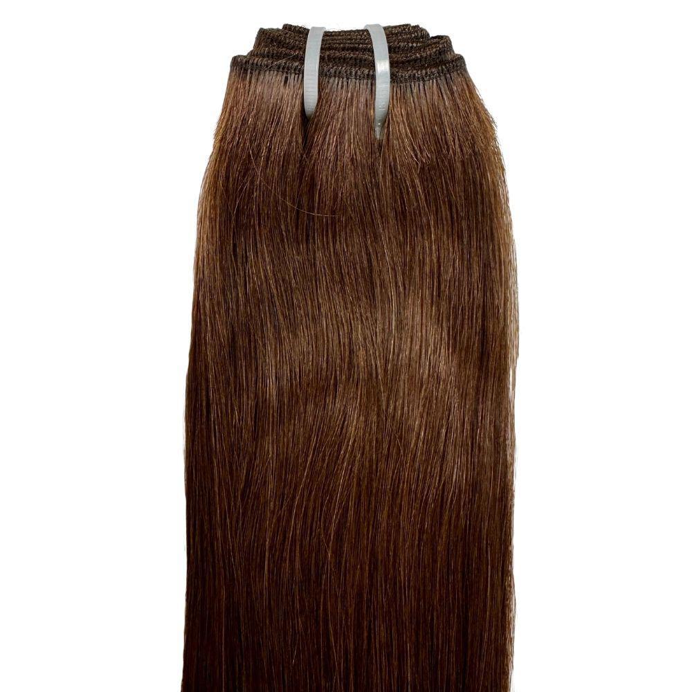 Raw Dark Brown Straight 100% Human Hair Bundles - Image 4