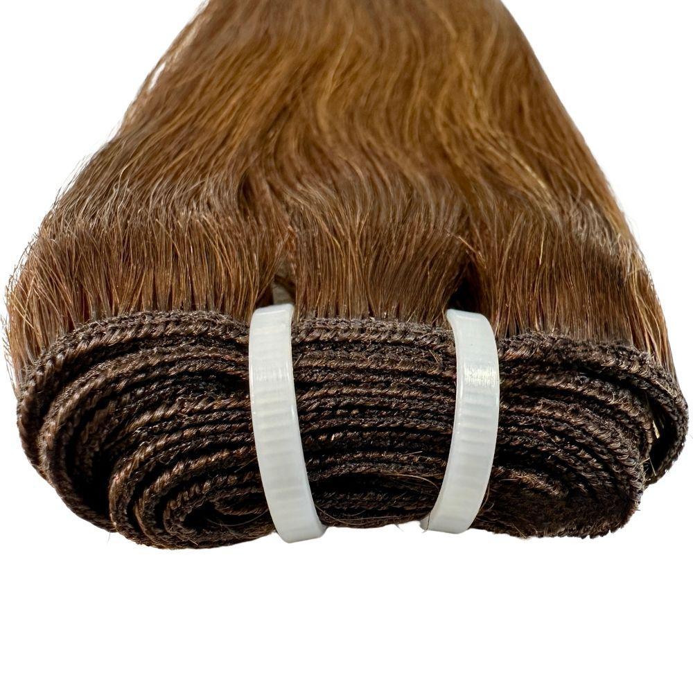 Raw Dark Brown Straight 100% Human Hair Bundles - Image 5