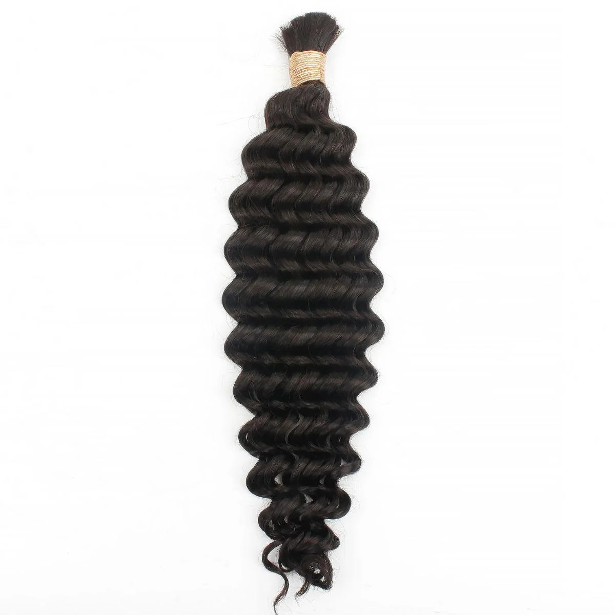 Deep Wave Bulk 100% Human Braiding Hair - Image 5