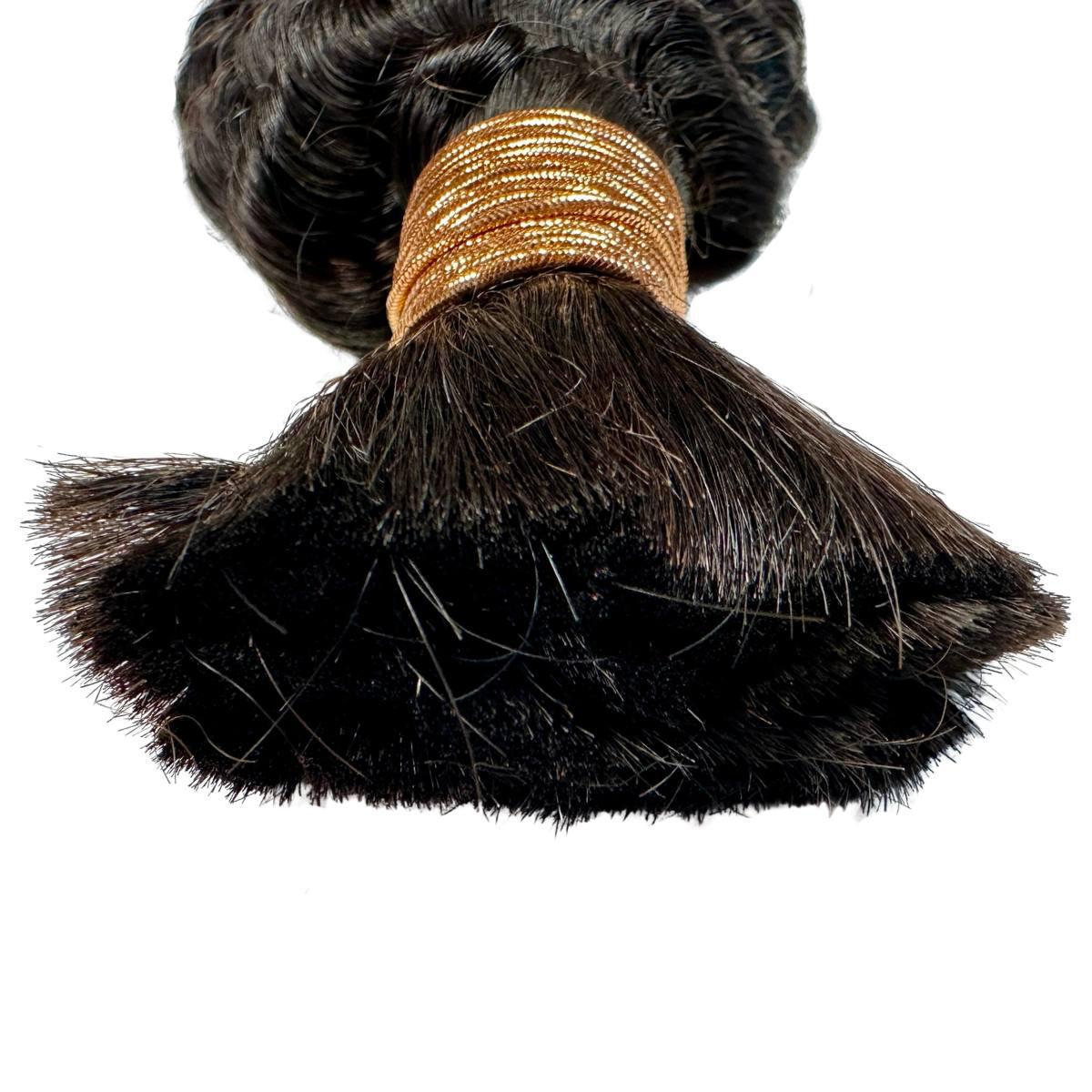Deep Wave Bulk 100% Human Braiding Hair - Image 7
