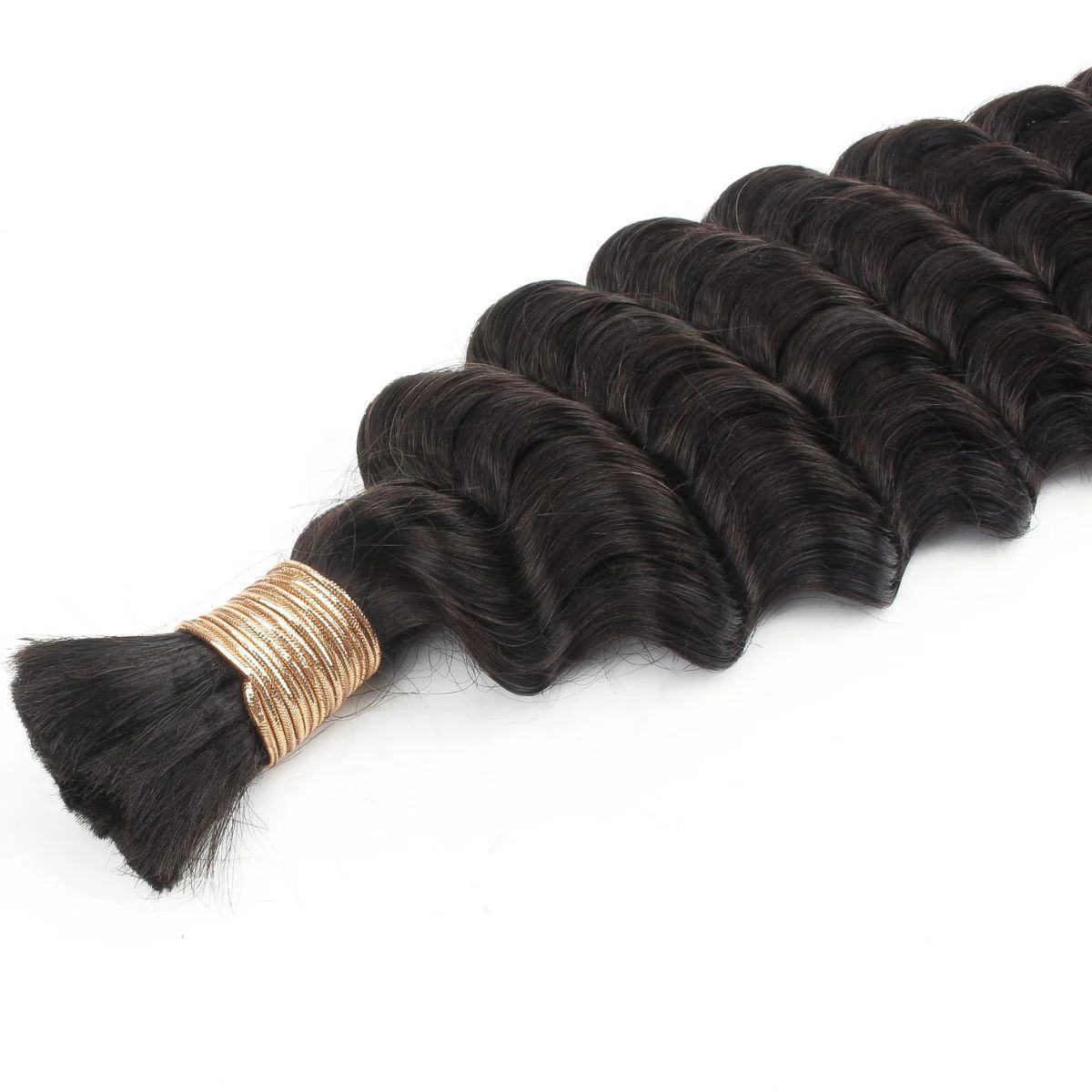 Deep Wave Bulk 100% Human Braiding Hair - Image 8