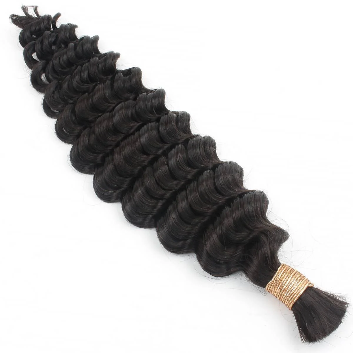Deep Wave Bulk 100% Human Braiding Hair - Image 9