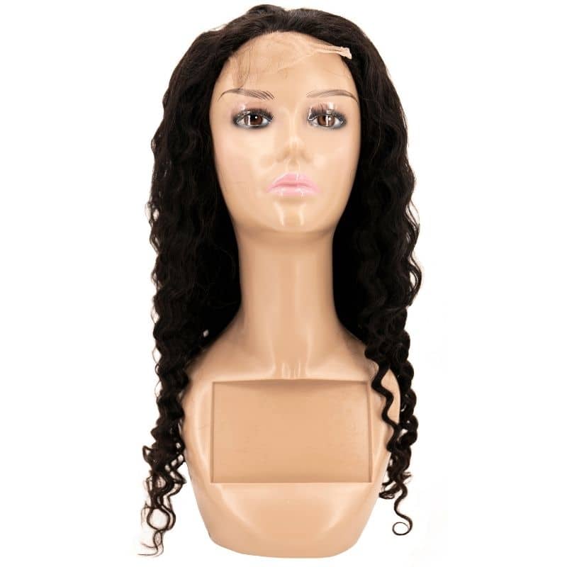 Deep Wave 4x4 Transparent Lace 100% Human Hair Closure Wig - Image 5