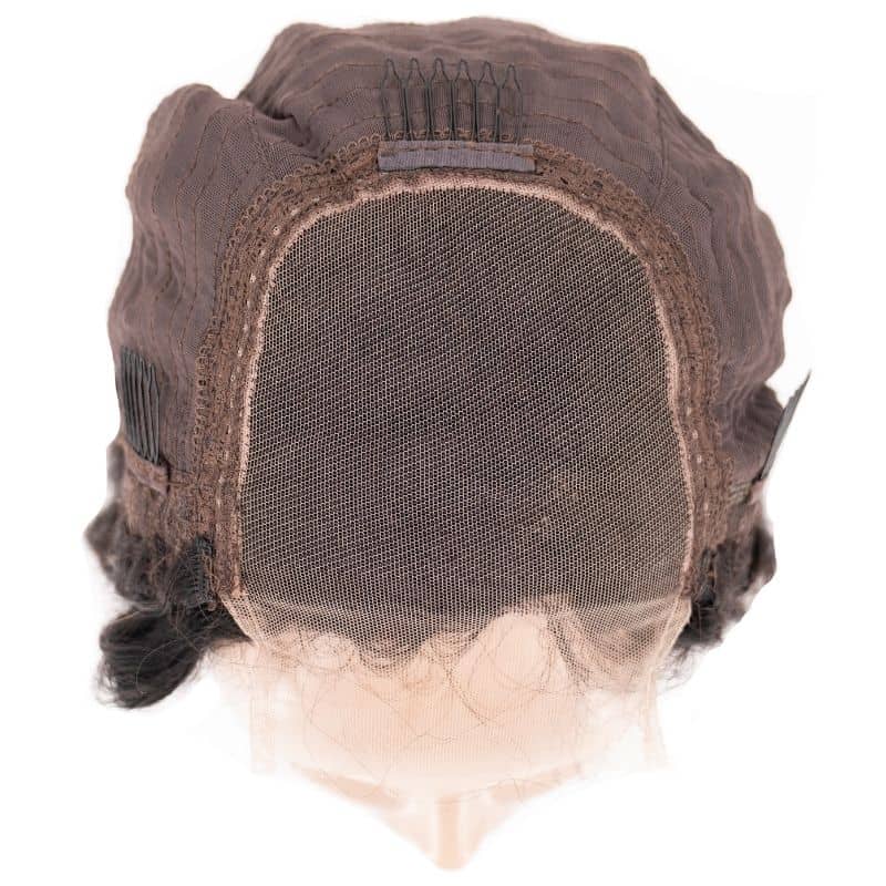 Deep Wave 4x4 Transparent Lace 100% Human Hair Closure Wig - Image 8