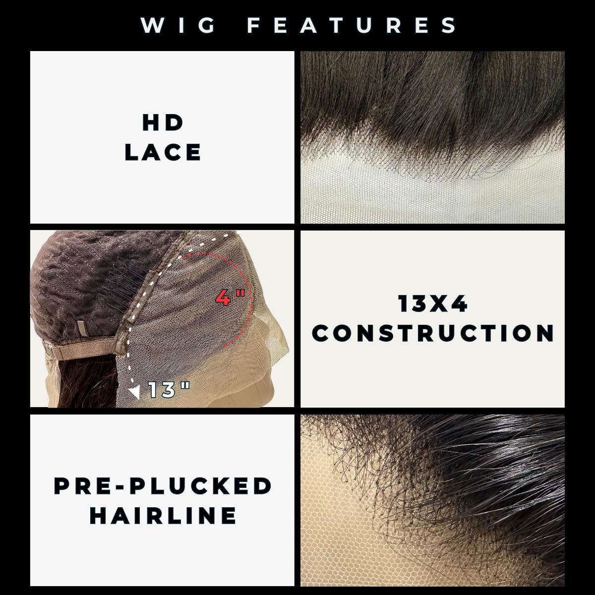 Deep Wave 13x4 HD Lace Front Human Hair Wig - Image 6