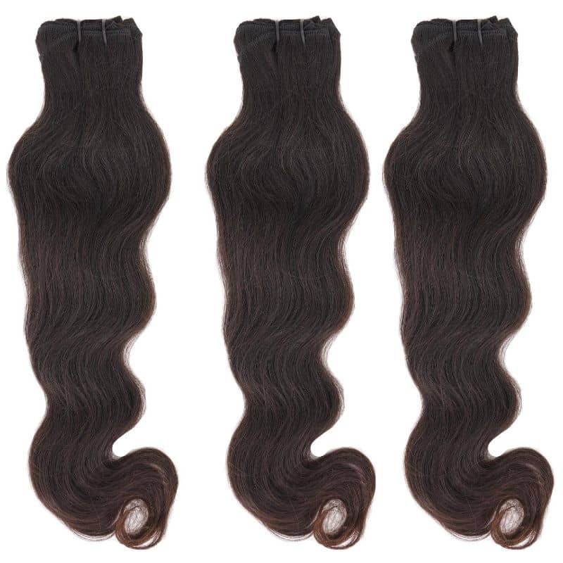 Raw Indian Wavy 100% Human Hair Bundle Deals - Image 4