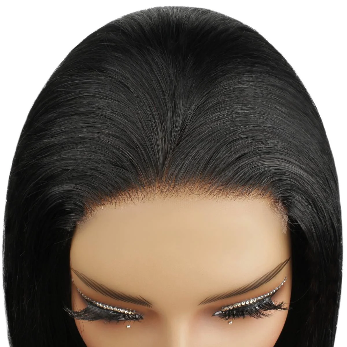 Jet Black 4x4 HD Lace Closure 100% Human Hair Bob Wig - Image 6