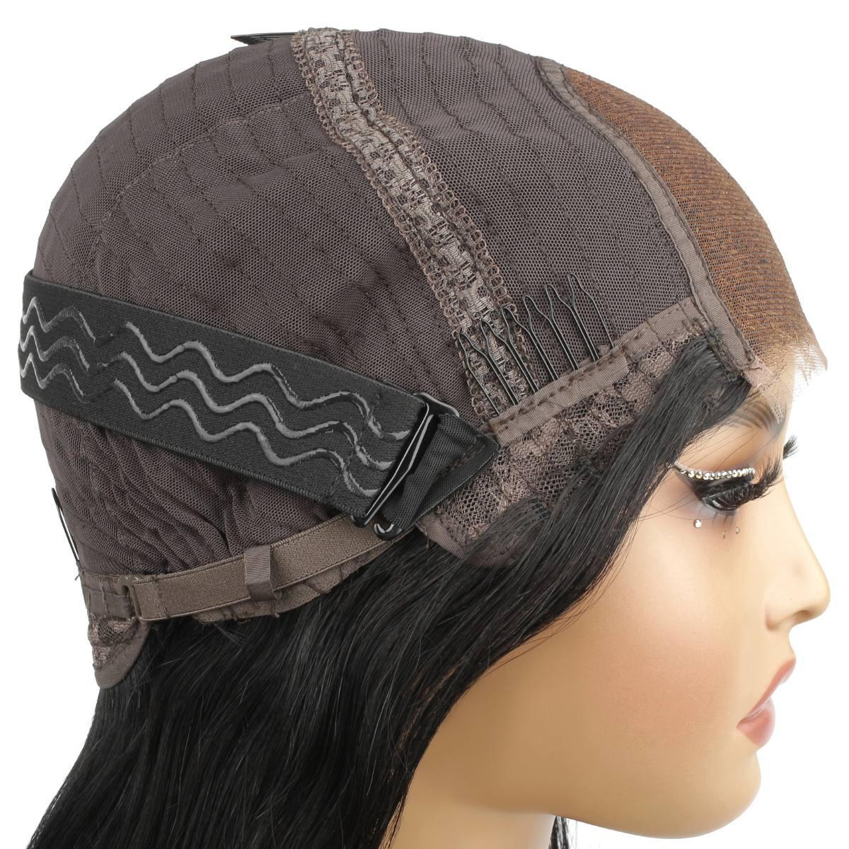 Jet Black 4x4 HD Lace Closure 100% Human Hair Bob Wig - Image 8