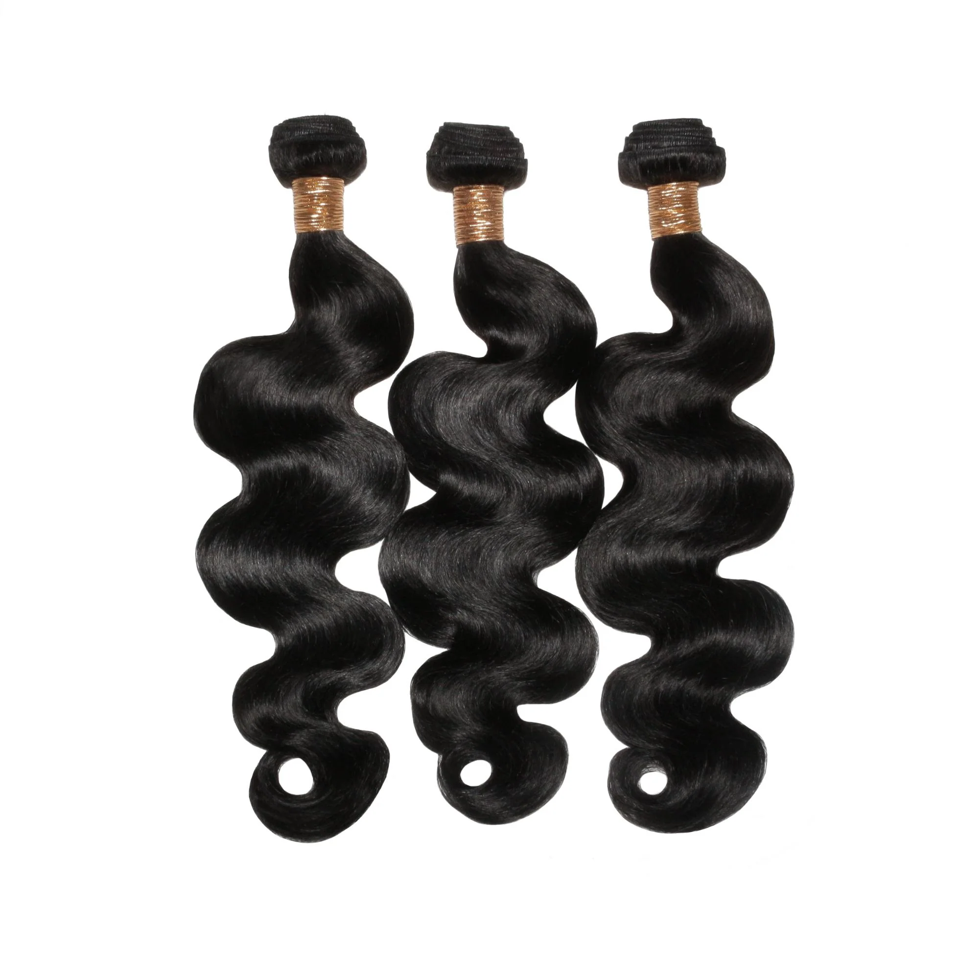 Jet Black Body Wave 100% Human Hair Bundle Deals - Image 4