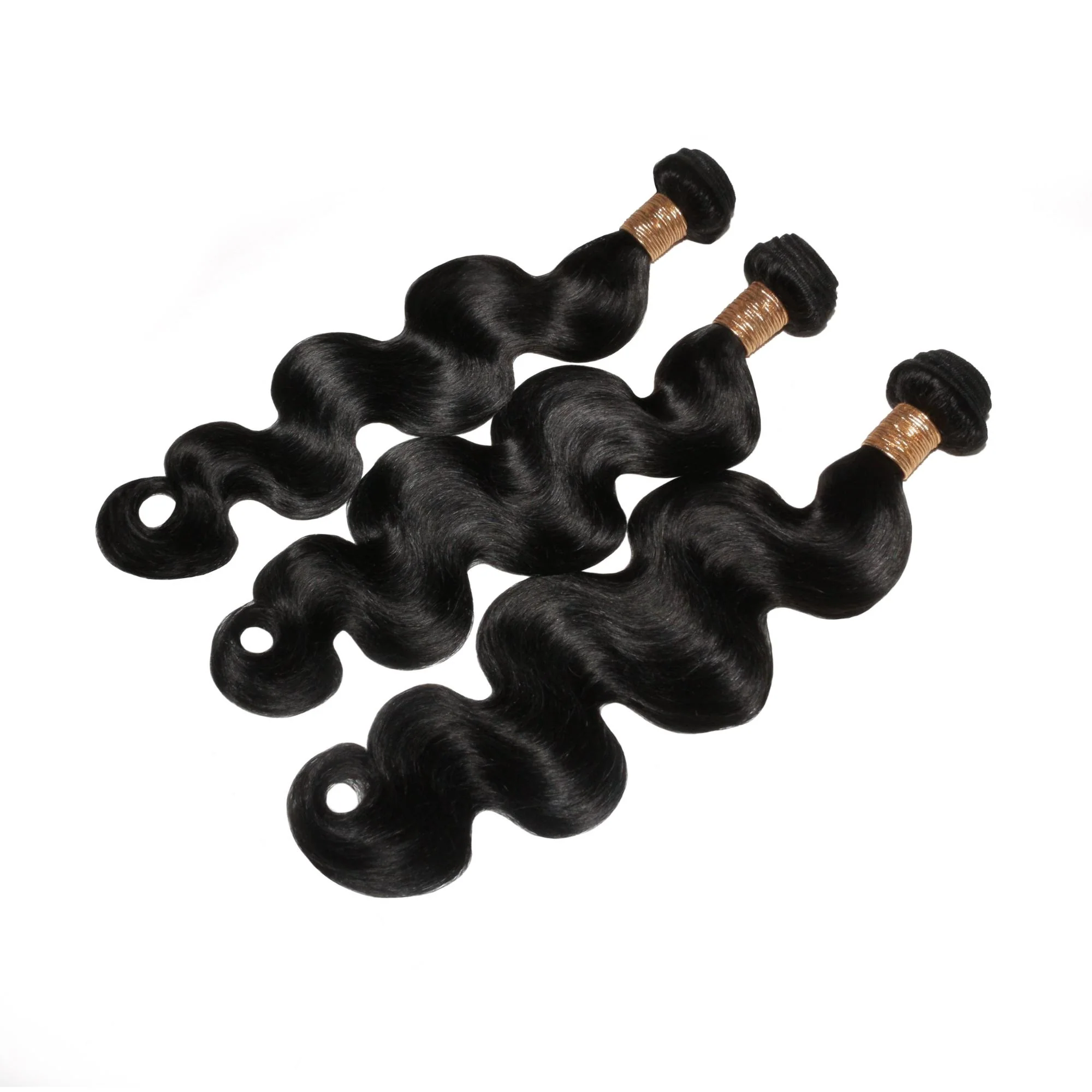 Jet Black Body Wave 100% Human Hair Bundle Deals - Image 6