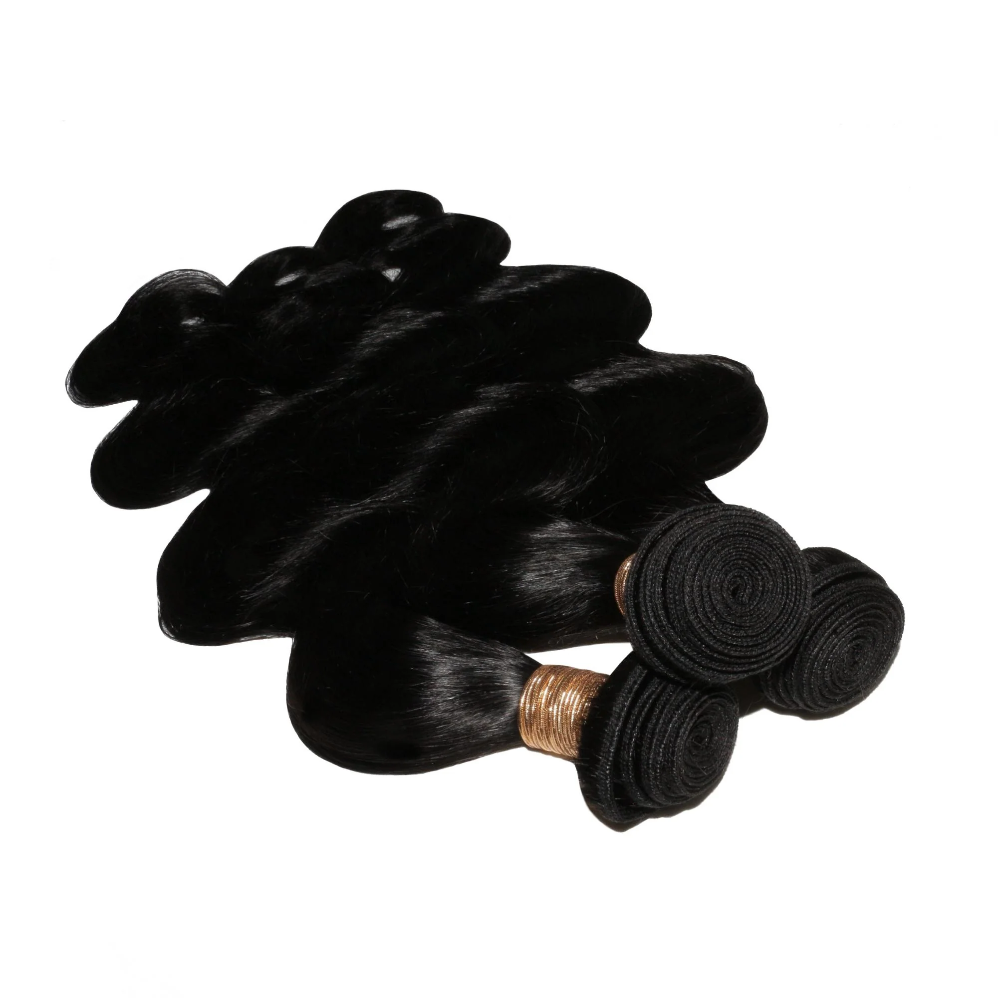 Jet Black Body Wave 100% Human Hair Bundle Deals - Image 7