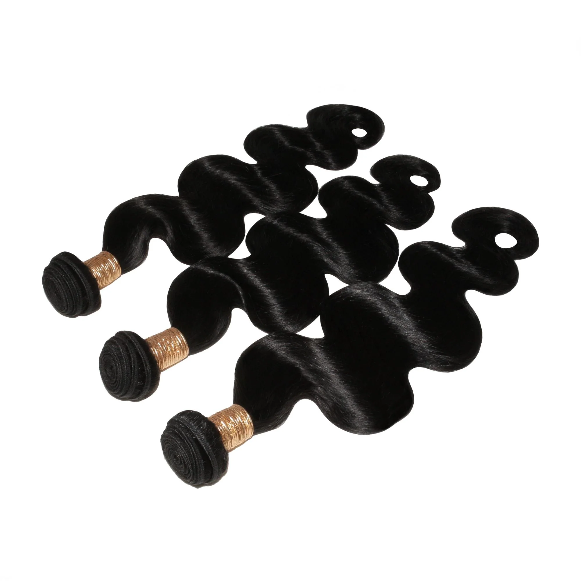 Jet Black Body Wave 100% Human Hair Bundle Deals - Image 8