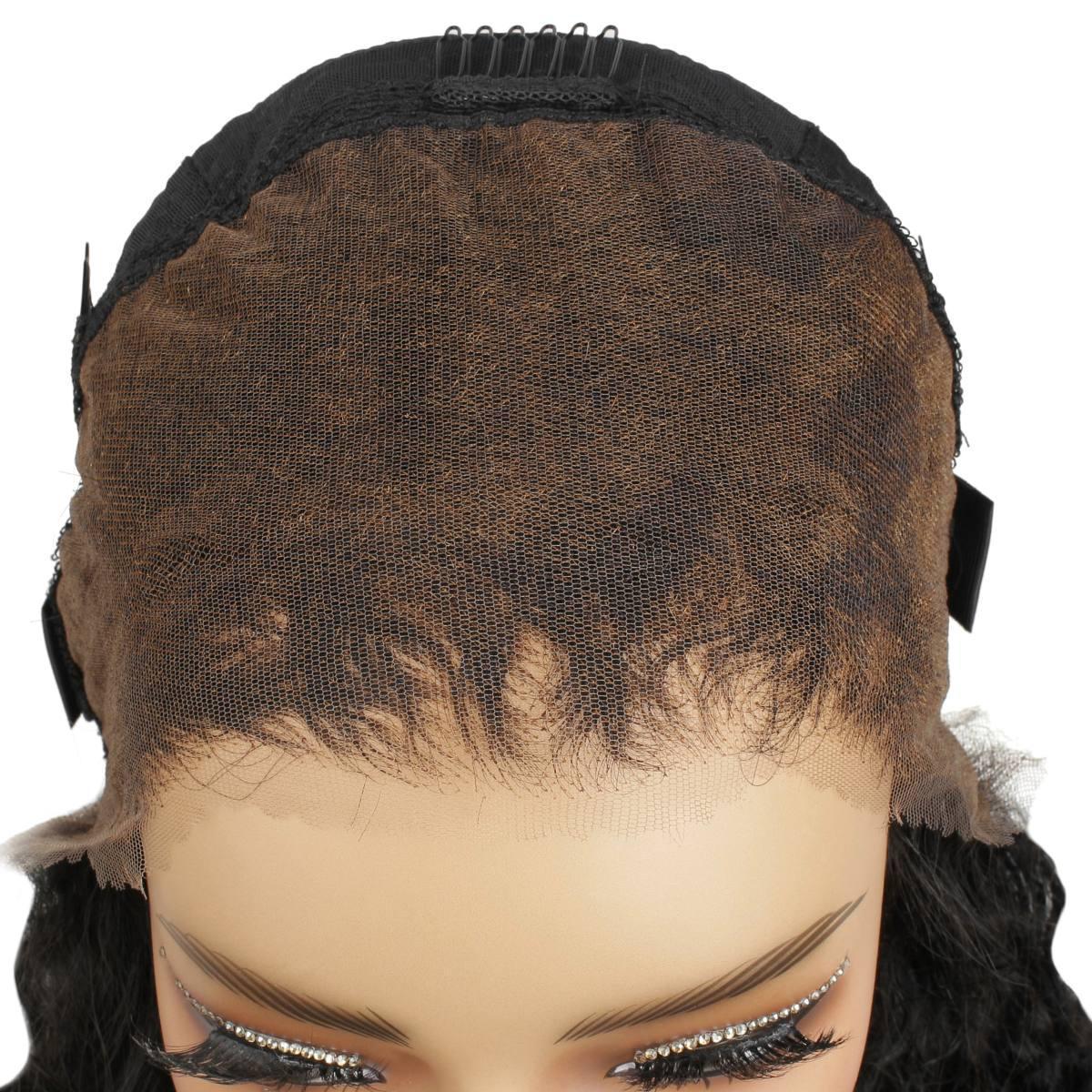 Jet Black Deep Wave 13x4 HD Lace Front Wig - Image 7