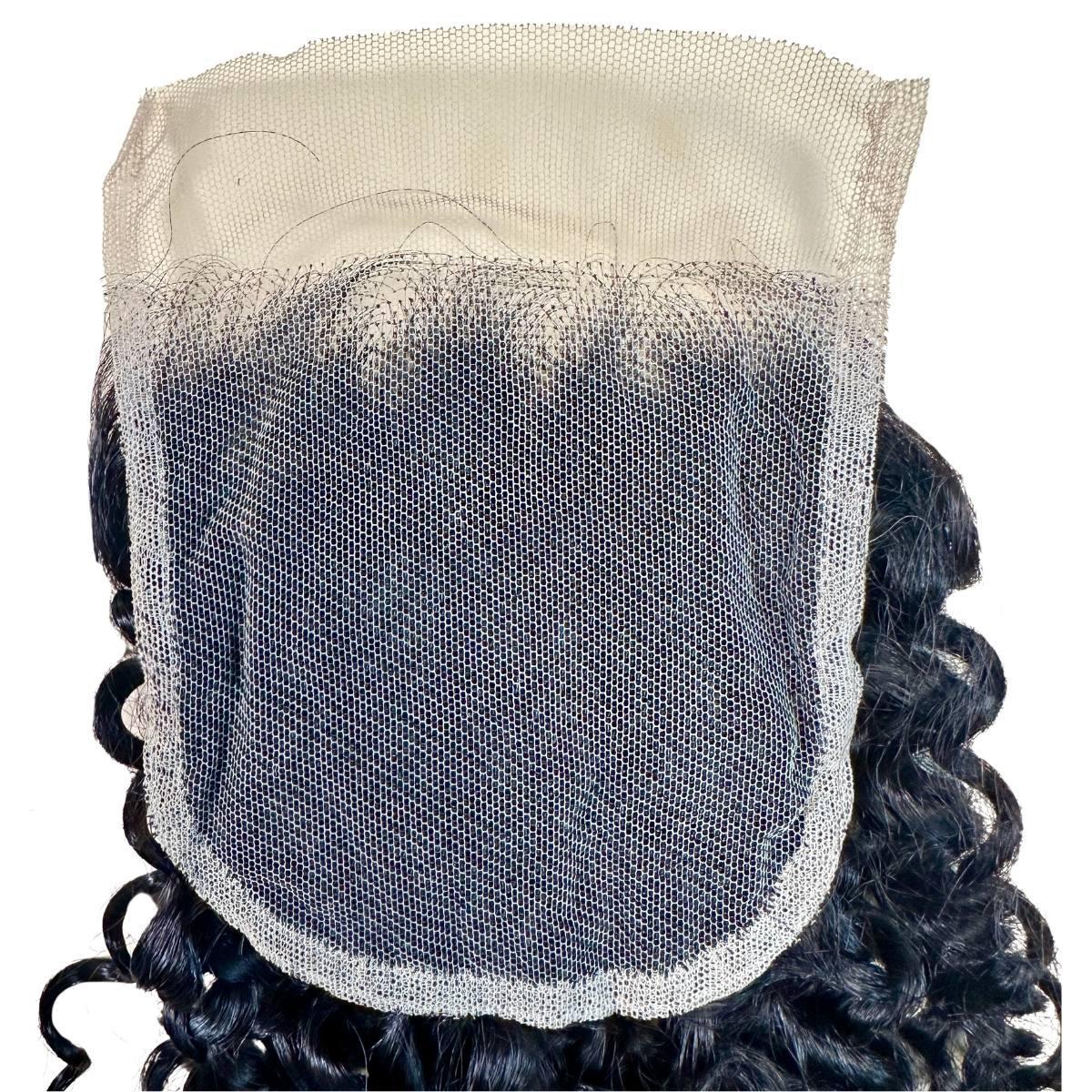 Kinky Curly 4x4 Transparent Lace Human Hair Closure - Image 5
