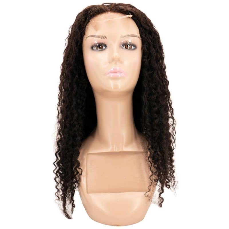 Kinky Curly 4x4 Transparent Lace 100% Human Hair Closure Wig - Image 4