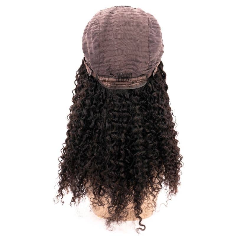Kinky Curly 4x4 Transparent Lace 100% Human Hair Closure Wig - Image 5