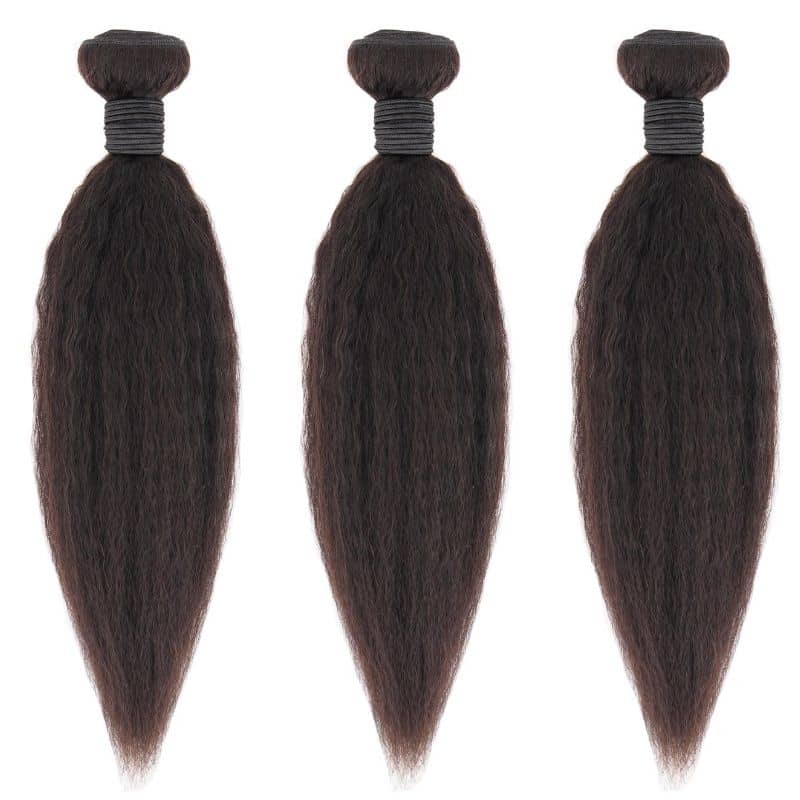 Kinky Straight 100% Human Hair Bundle Deals - Image 4