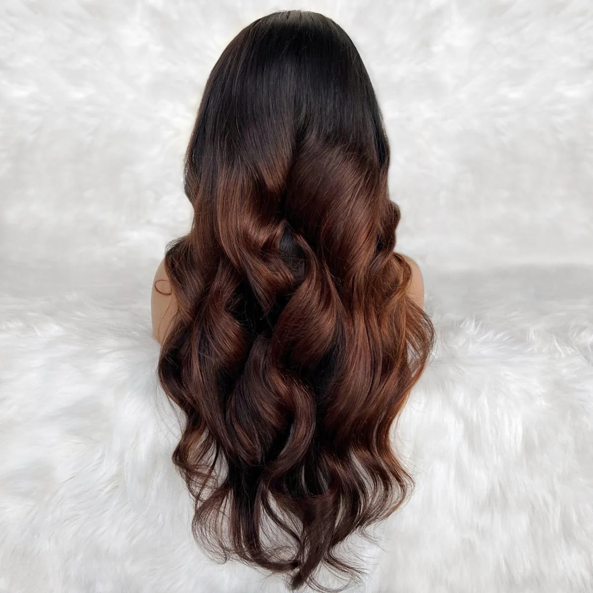 Luscious Glueless 5x5 HD Lace Professionally Colored 100% Human Hair Closure Wig - Image 3