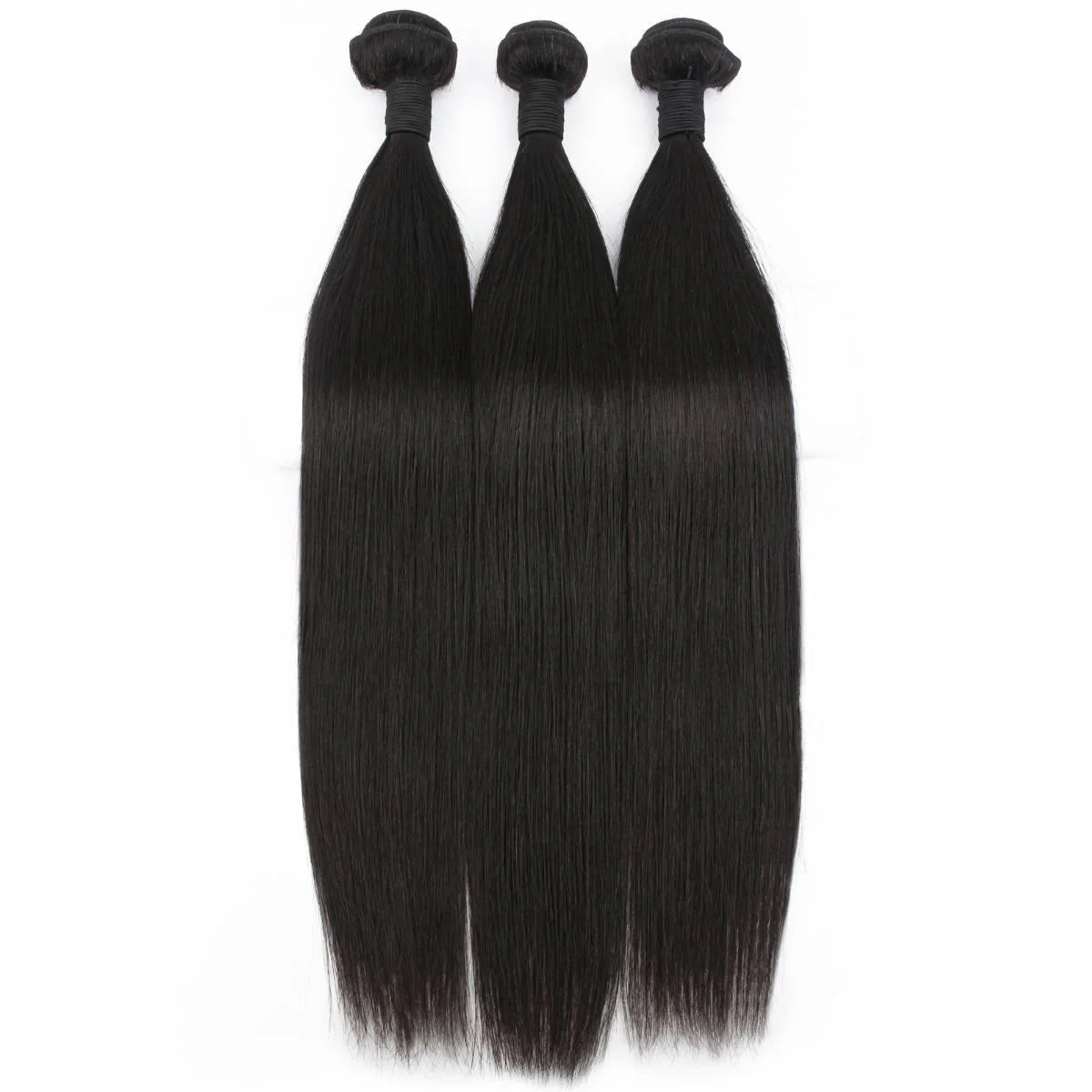 Malaysian Straight 100% Human Hair Bundle Deals - Image 4