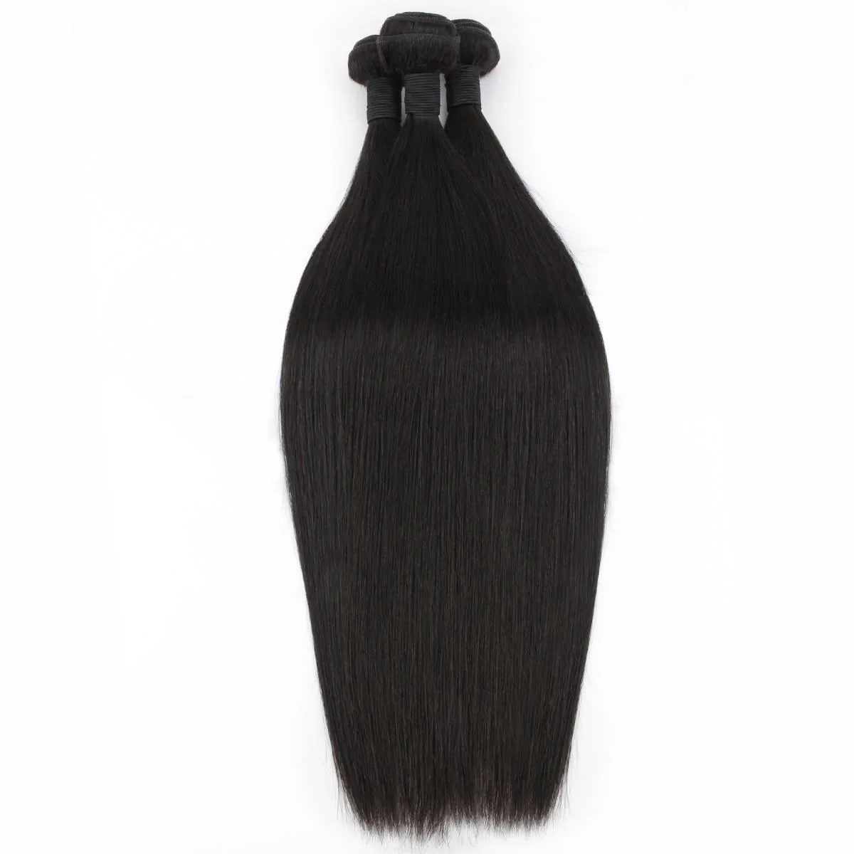 Malaysian Straight 100% Human Hair Bundle Deals - Image 9