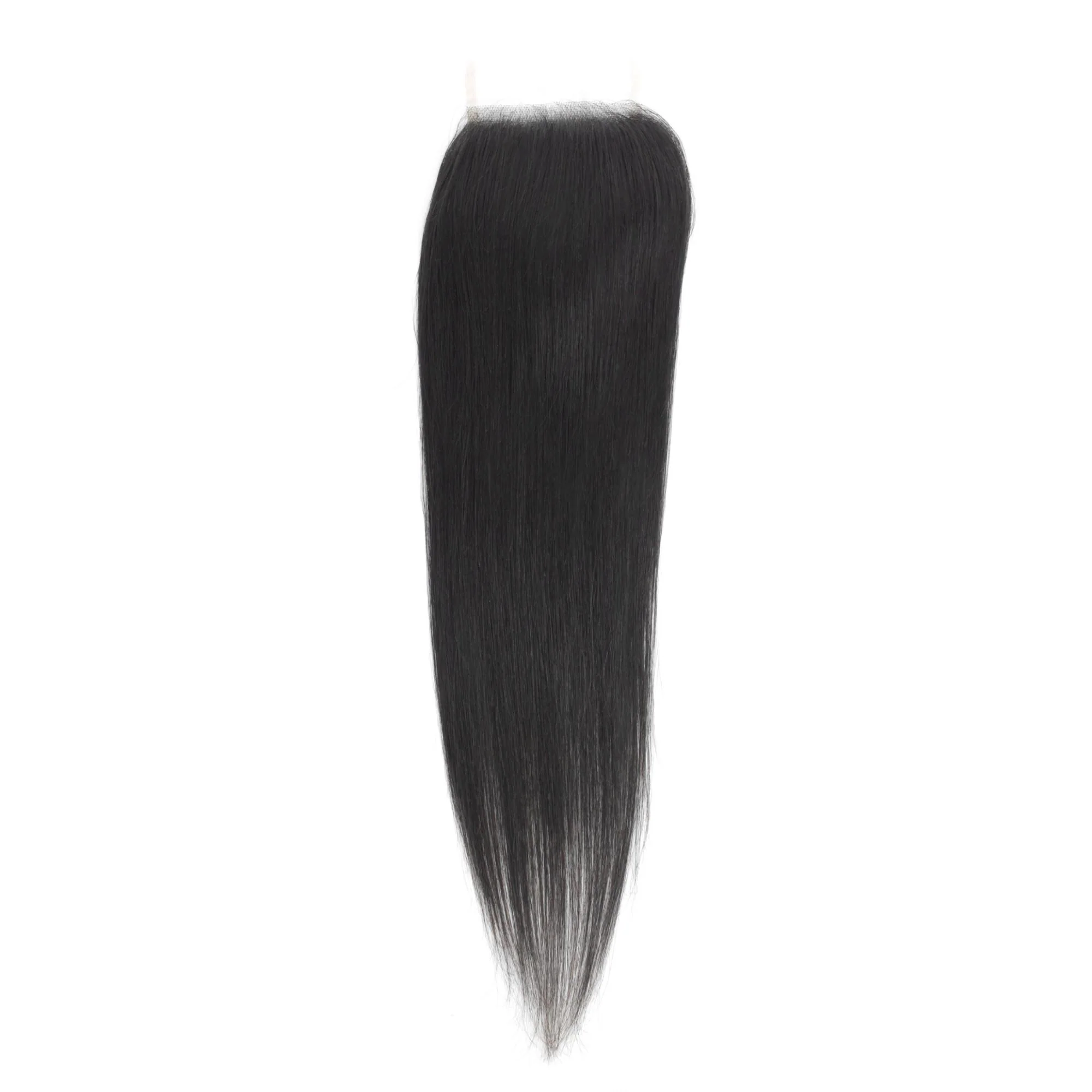 Malaysian Straight 4x4 Transparent Lace Human Hair Closure - Image 4