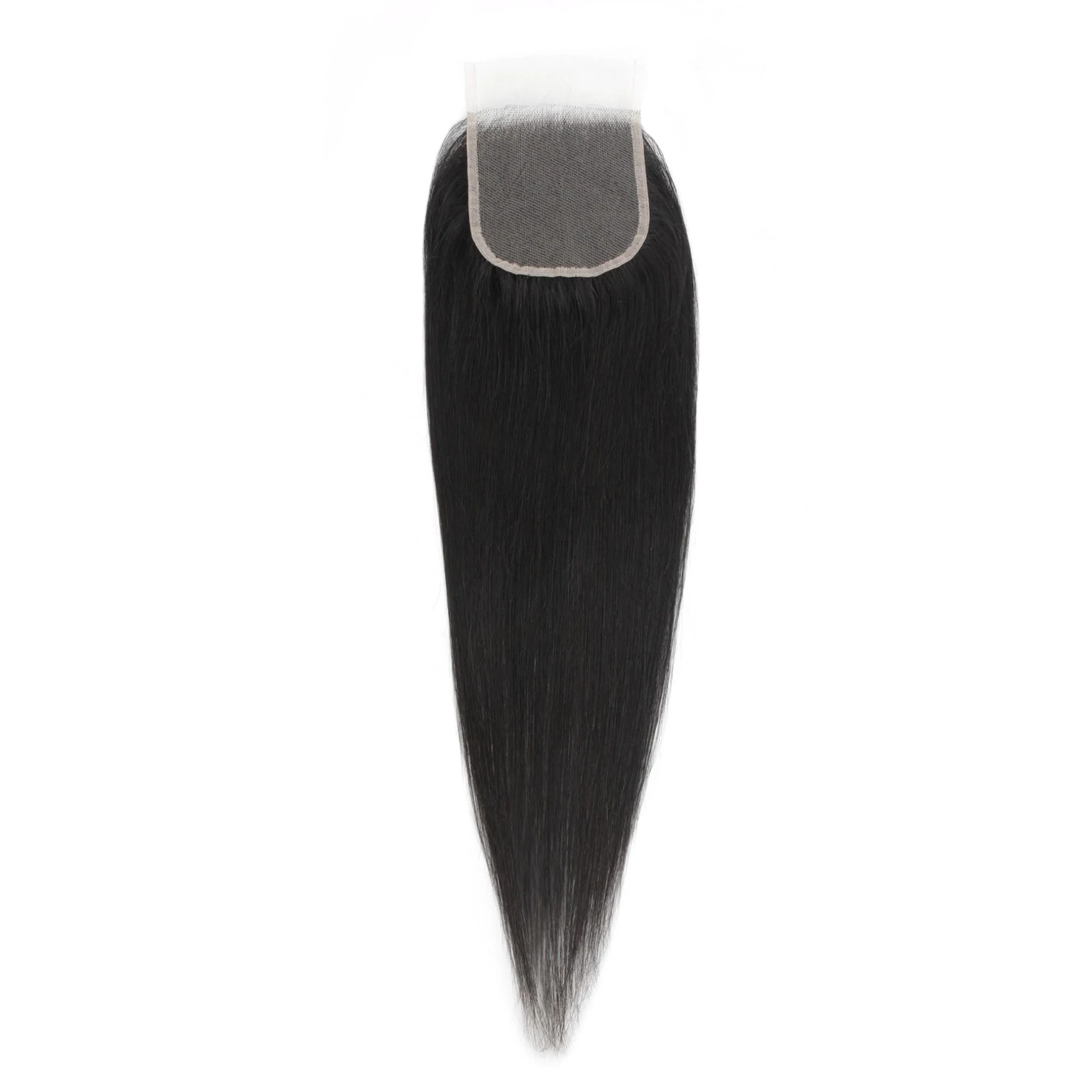 Malaysian Straight 4x4 Transparent Lace Human Hair Closure - Image 5