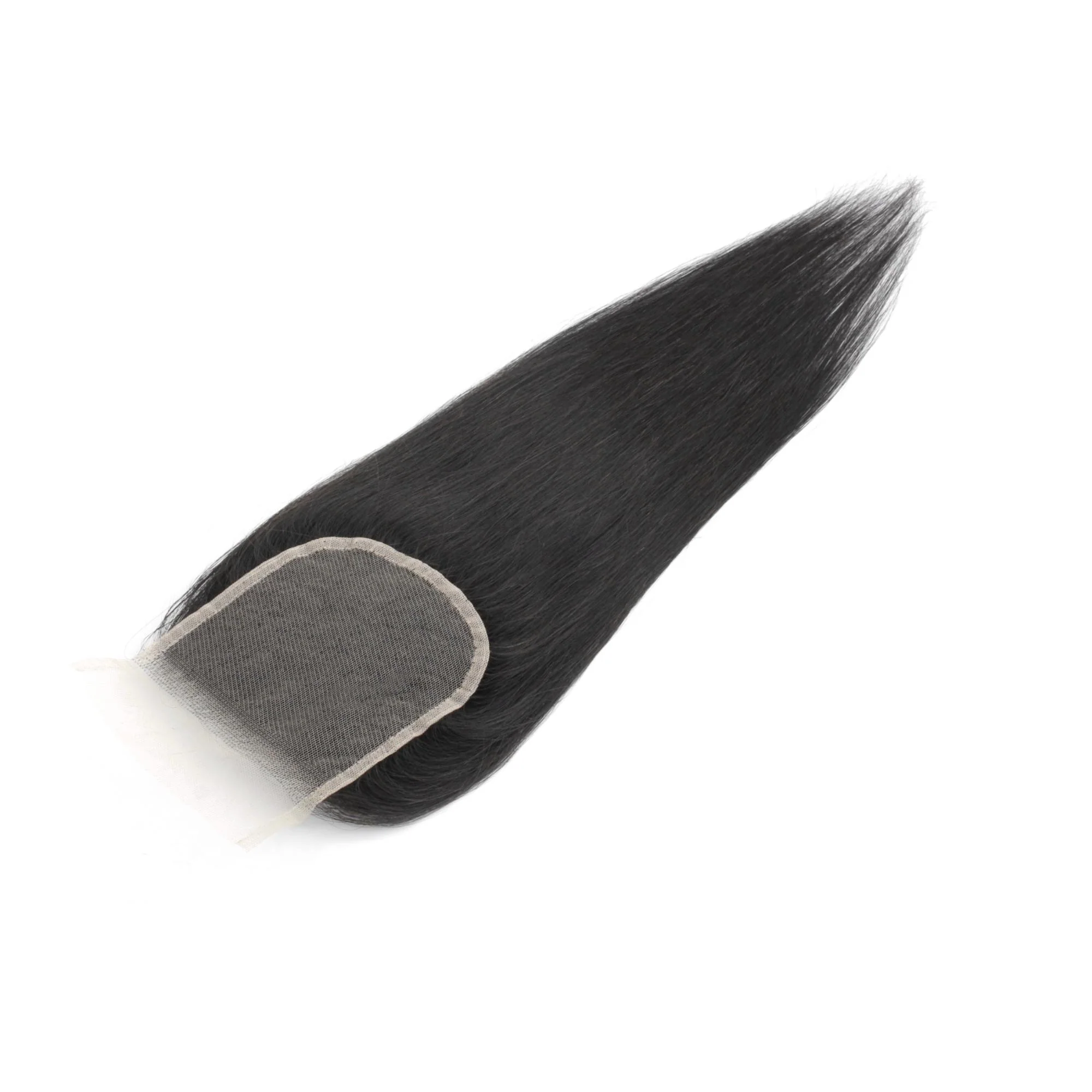 Malaysian Straight 4x4 Transparent Lace Human Hair Closure - Image 7