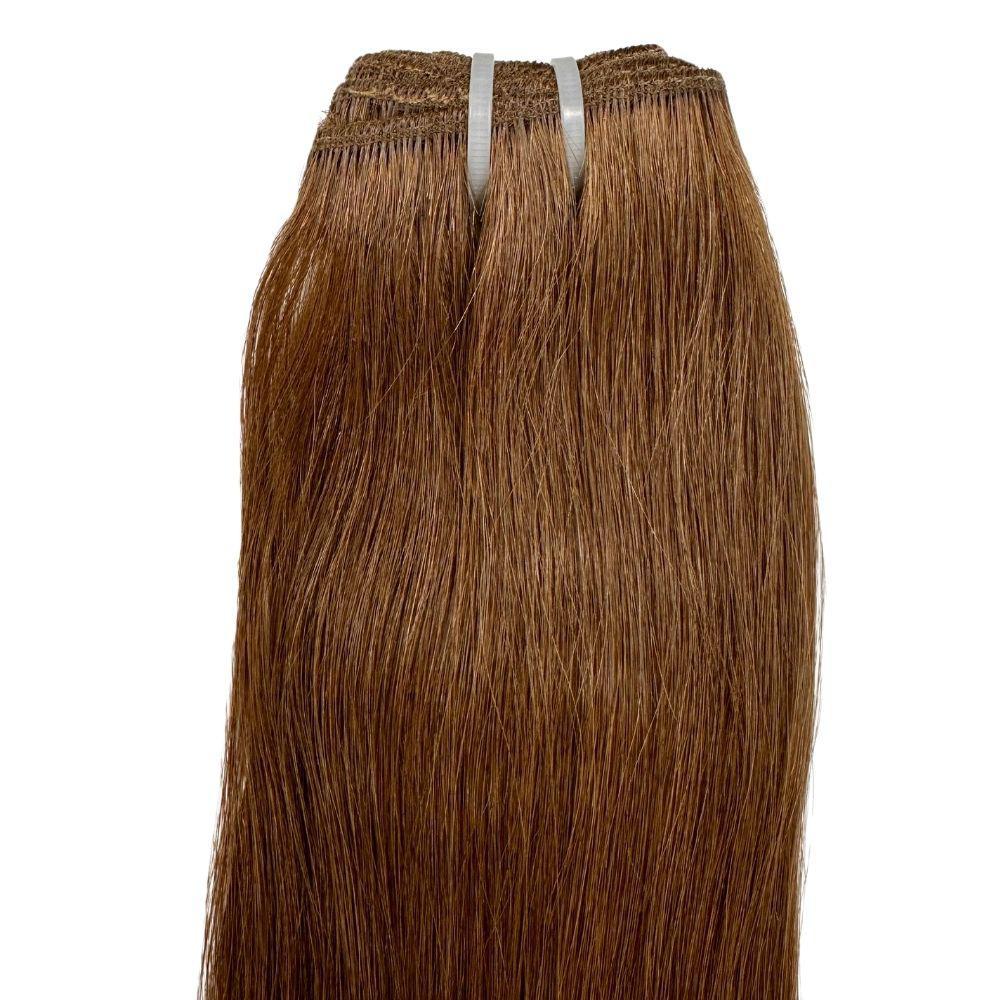 Raw Medium Brown Straight 100% Human Hair Bundles - Image 4
