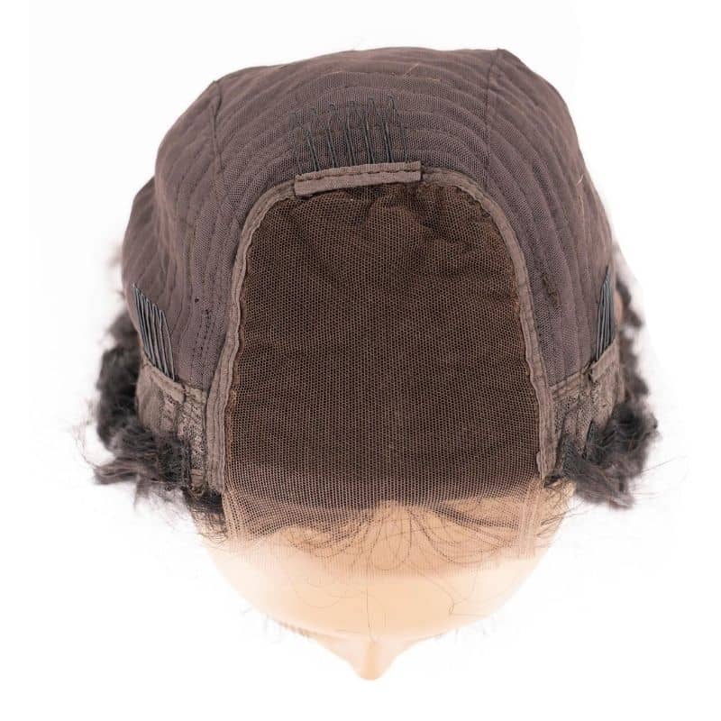 Messy Curl 4x4 Transparent Lace 100% Human Hair Closure Wig - Image 8