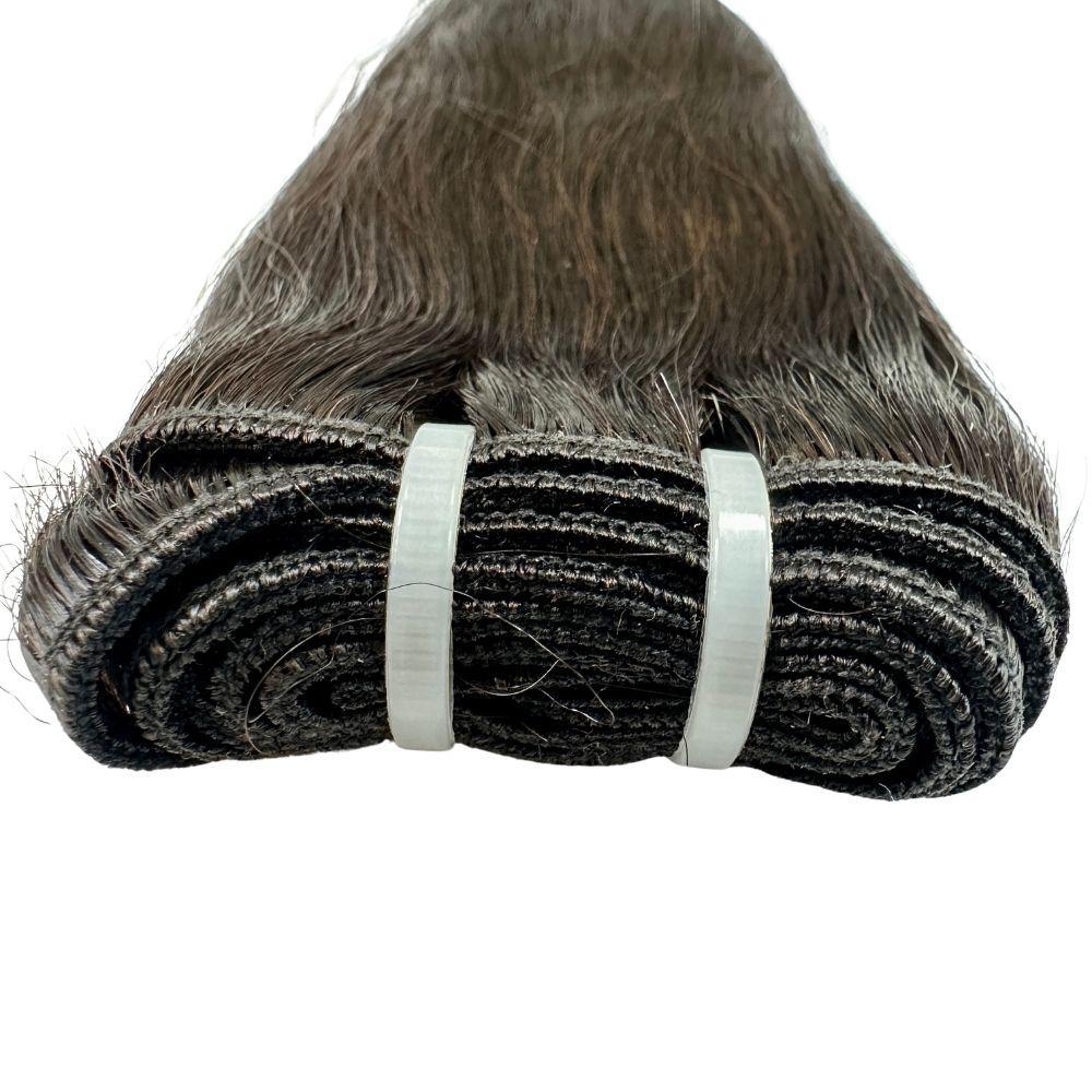Raw Natural Black Straight 100% Human Hair Bundles - Image 5
