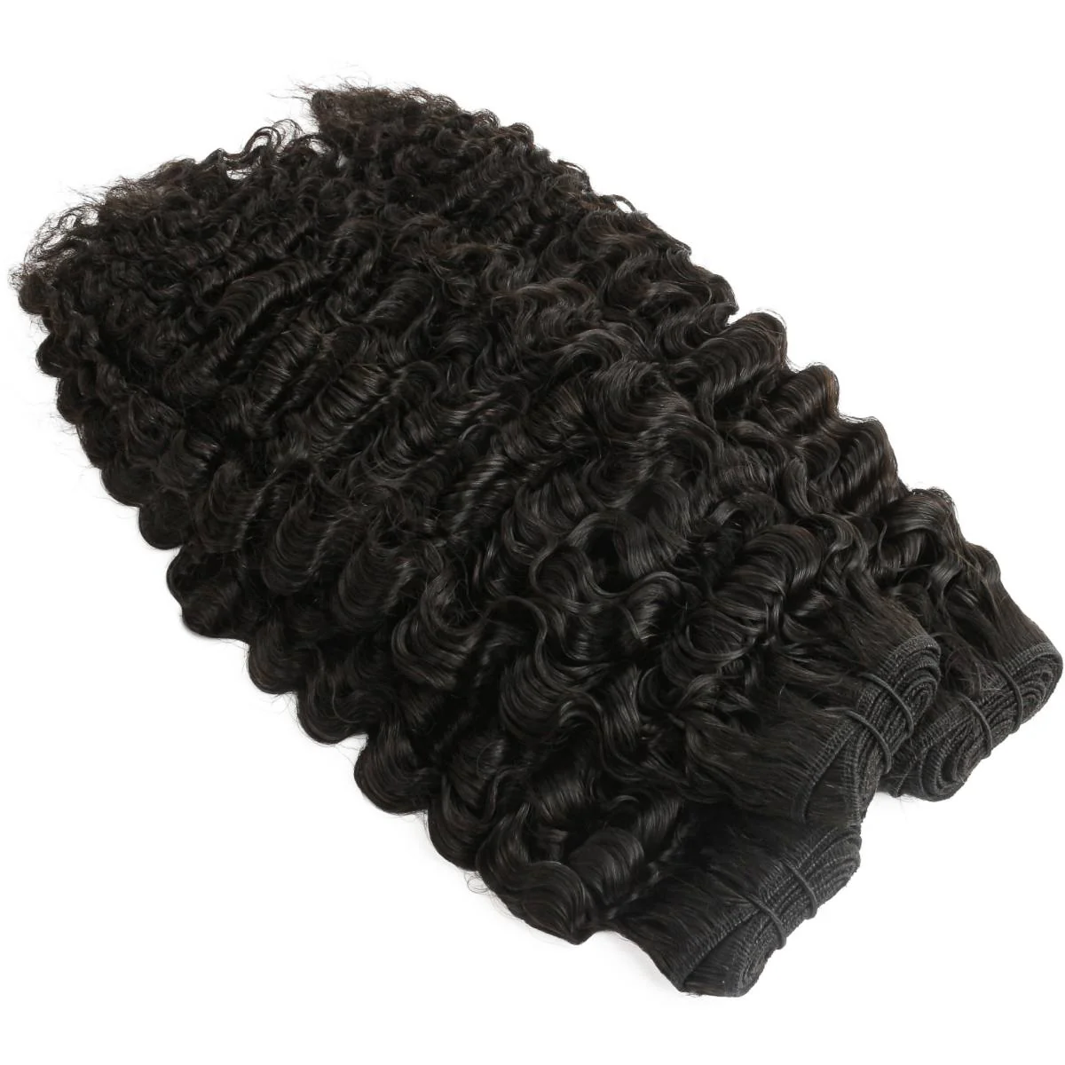 Raw Burmese Curly 100% Human Hair Bundle Deals - Image 7