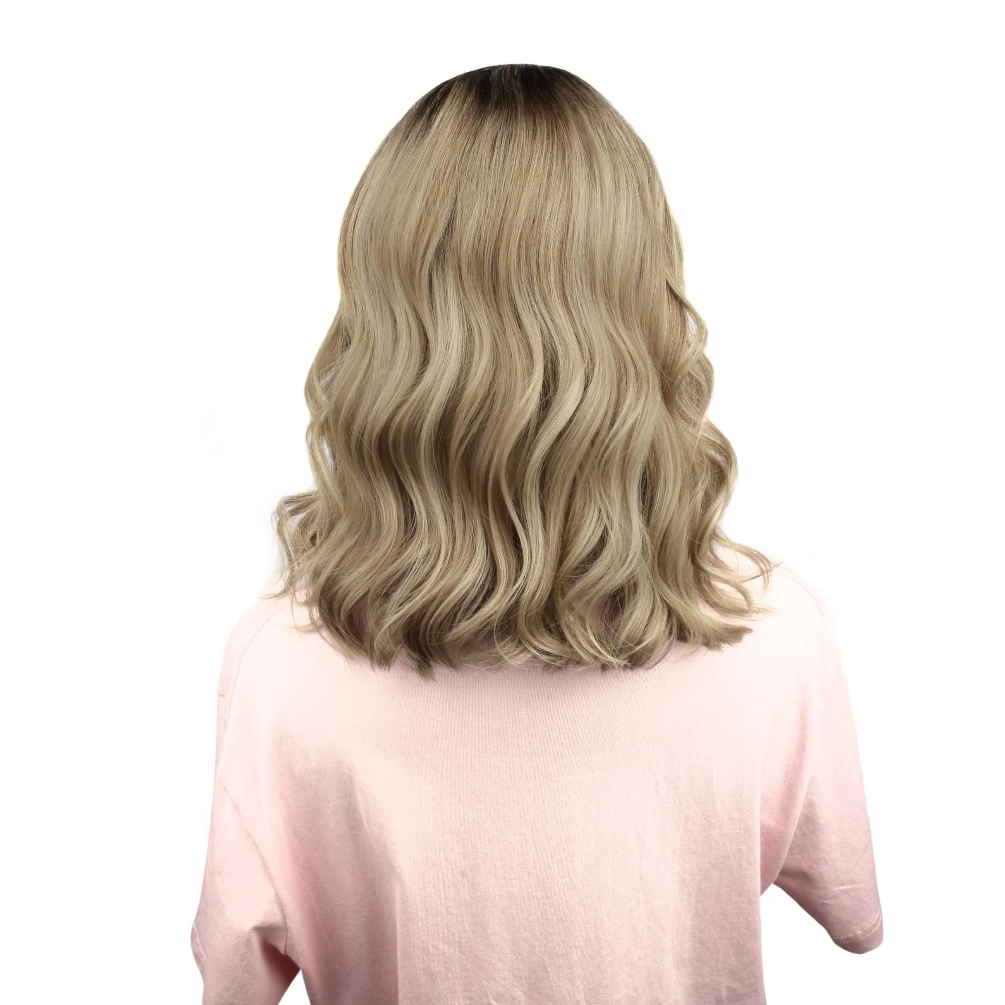 Raw Golden Wave Glueless 5x5 HD Lace Professionally Colored 100% Human Hair Closure Bob Wig - Image 3